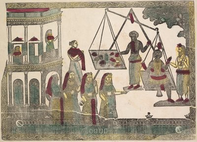 Krishna pesé contre des objets précieux - Shri Gobinda Chandra Roy