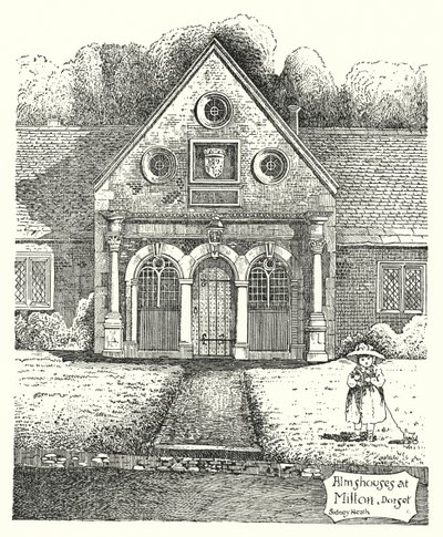 Almshouses à Milton, Dorset - Sidney Heath