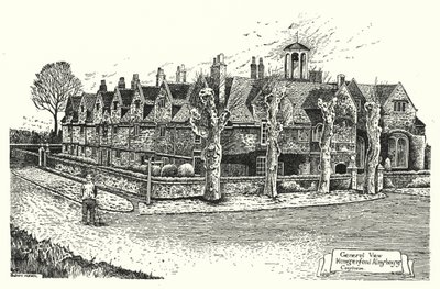 Vue générale, hospices de Hungerford, Corsham - Sidney Heath