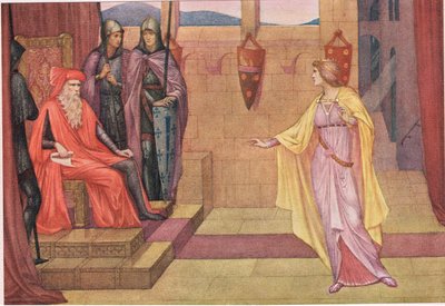 Irmingard et son père. Mon père dit, "cela, ou le cloître et le voile". - Sidney Meteyard