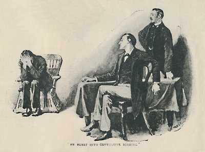 Il éclata en sanglots convulsifs, 1892 - Sidney Paget
