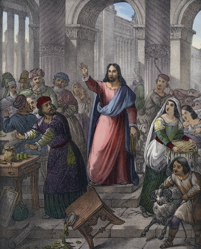 Christ purifie le temple - Siegfried Detler Bendixen