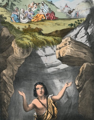 Joseph jeté dans la fosse par ses frères - Siegfried Detler Bendixen