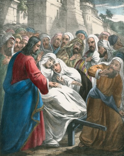 Le fils de la veuve de Naïn ressuscité - Siegfried Detler Bendixen