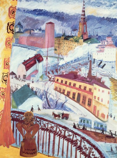 Vue de Slussen - Sigrid Hjerten