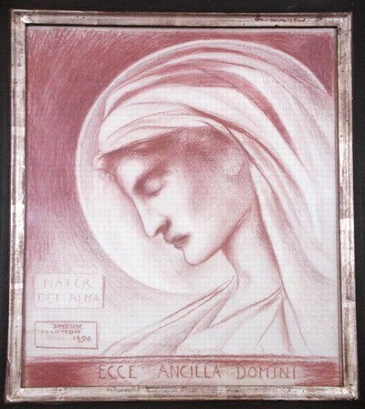 Ecce Ancilla Domini : Mater Dei Alma - Simeon Solomon