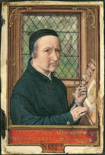 Autoportrait de Simon Bening, tiré d