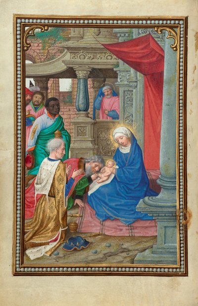 Die Anbetung der Heiligen Drei Könige - Simon Bening