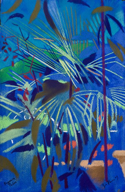 Begonia Palm (pastel sur papier) - Simon Fletcher