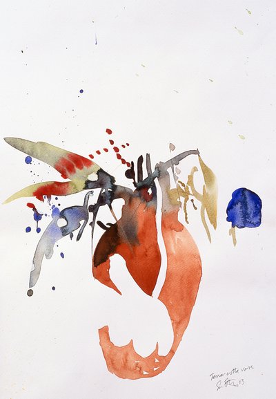Vase en terre cuite, 2003 (aquarelle) - Simon Fletcher