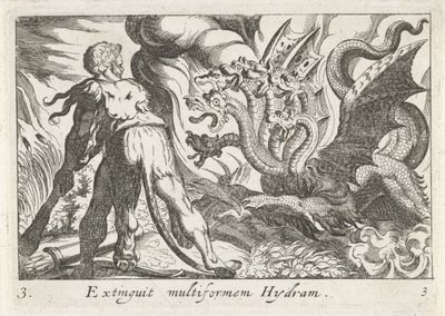 Hercule combattant l