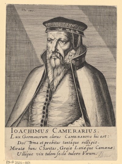 Portrait de Joachim Camerarius Ier - Simon Frisius