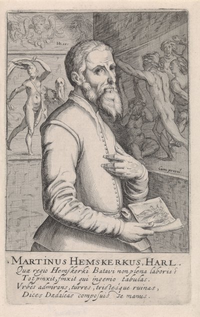 Portrait de Maarten van Heemskerck - Simon Frisius