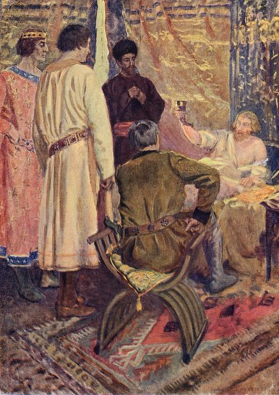 Illustration pour Le Talisman de Sir Walter Scott - Simon Harmon (after) Vedder