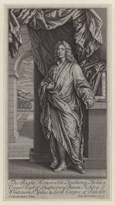 Anthony Ashley Cooper - Simon II (after) Gribelin