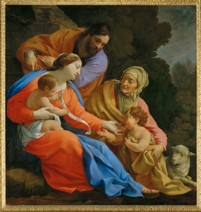 La Sainte Famille - The Holy Family. R. F ... - Simon Vouet