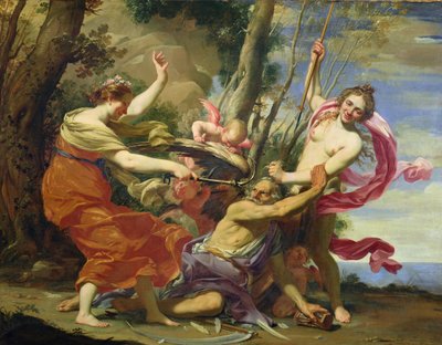 Le Temps vaincu par la jeunesse et la beauté - Simon Vouet
