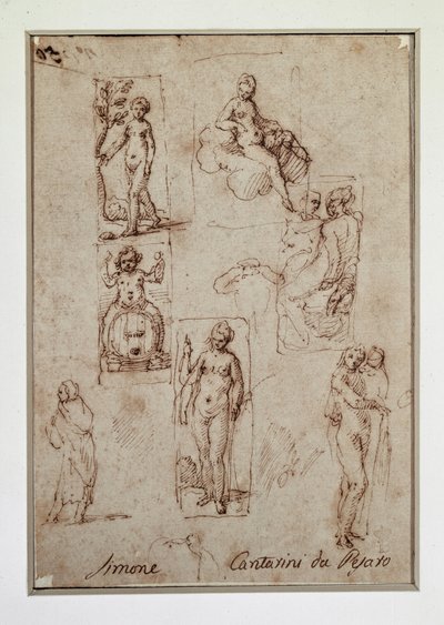 Dessins et esquisses - Simone Cantarini