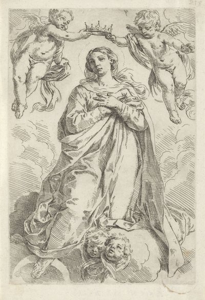 Couronnement de Marie sur un croissant de lune - Simone Cantarini