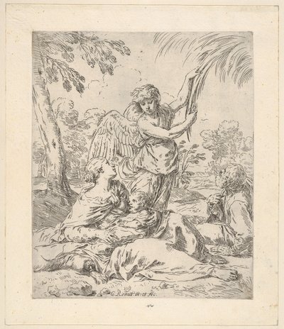 Repos en Égypte, Marie allaitant l