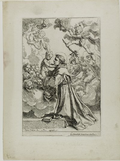 Saint Antoine de Padoue - Simone Cantarini
