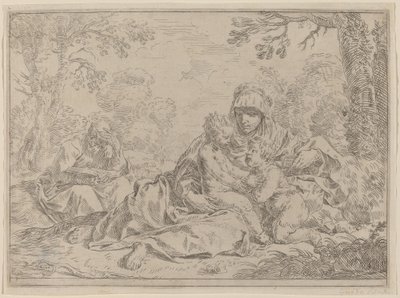 La Sainte Famille - Simone Cantarini