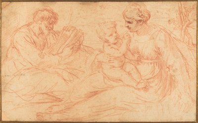 Die Heilige Familie - Simone Cantarini