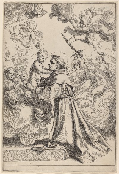 Le grand Saint Antoine de Padoue - Simone Cantarini