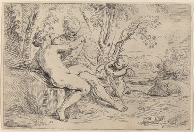 Vénus et Adonis - Simone Cantarini