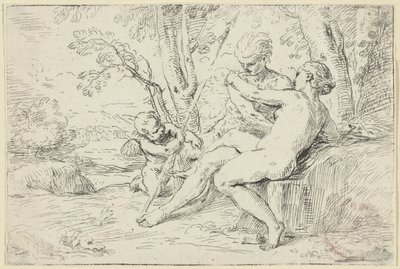 Vénus et Adonis - Simone Cantarini