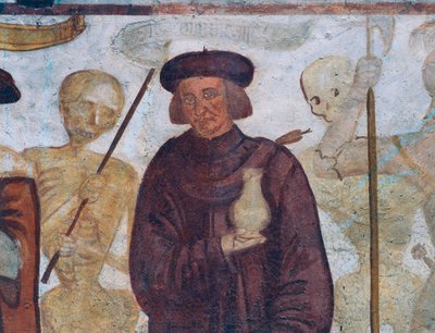 La Mort avec le Docteur (détail) - Simone II Baschenis