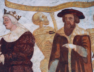 La Mort avec le Duc (détail) - Simone II Baschenis