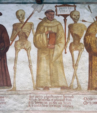 La Mort avec le moine et l