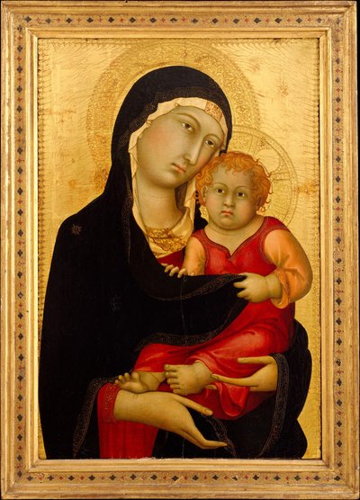Madone et Enfant, vers 1326 - Simone Martini