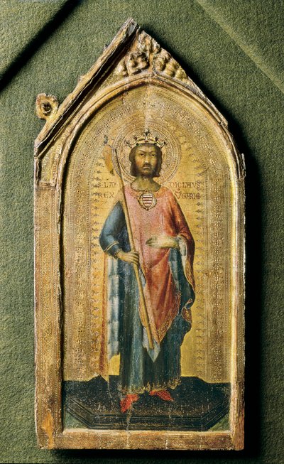 Portrait de Saint Ladislas, par Simone Martini, tempera sur bois, c.1326 - Simone Martini