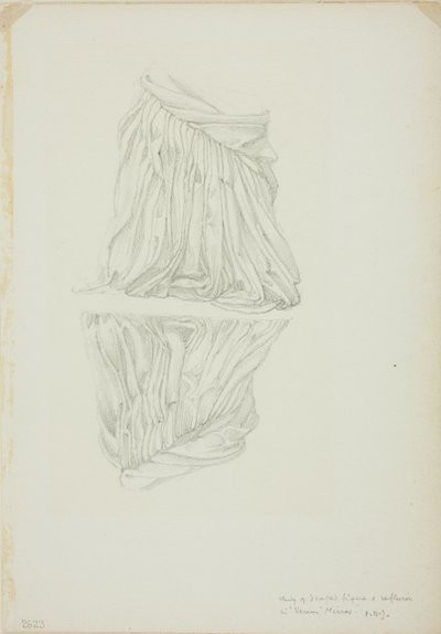 Figure drapée et réflexion, étude pour Miroir de Vénus - Sir Edward Burne Jones