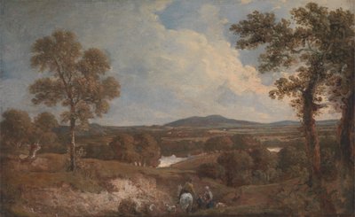 Paysage avec figures au premier plan - Sir George Howland Beaumont seventh Baronet