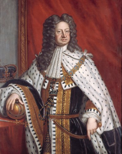 Portrait de George I en robe d