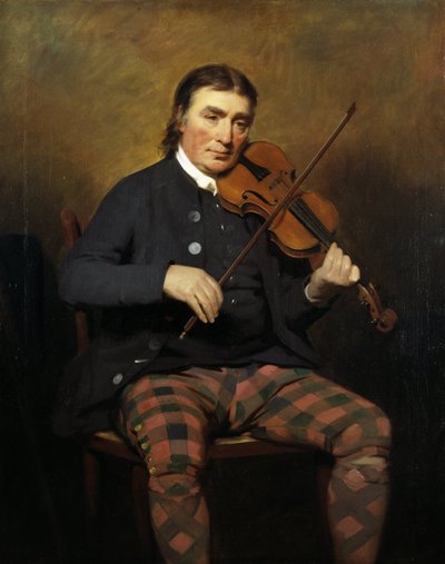 Portrait du violoniste et compositeur Niel Gow 1727-1807, 1787 - Sir Henry Raeburn