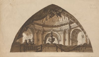 Conception pour une lunette - Sir James Thornhill