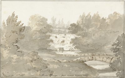 Conception pour un pont rustique sous la cascade, Virginia Water - Sir Jeffry Wyatville