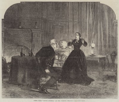 Scène de Henry Dunbar, au Théâtre Olympique - Sir John Charles Robinson