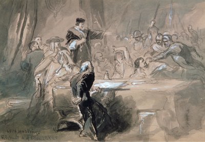 Arrestation de Lord Hastings, vers 1856-1859 - Sir John Gilbert