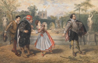 Entrez Malvolio, croisé... - Sir John Gilbert