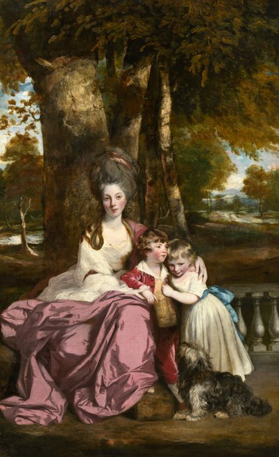Lady Elizabeth Delmé et ses enfants, 1777-1779 - Sir Joshua Reynolds