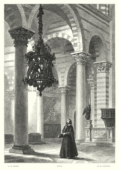 Childe Harold de Lord Byron, Chant IV, Strophe 54 (gravure) - Solomon Alexander Hart