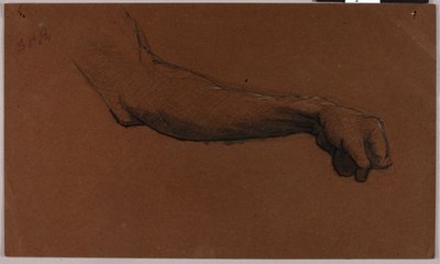 Étude de bras pour le monument équestre - Solon H. Borglum