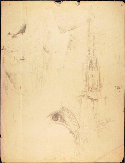 Étude de la cathédrale - Solon H. Borglum