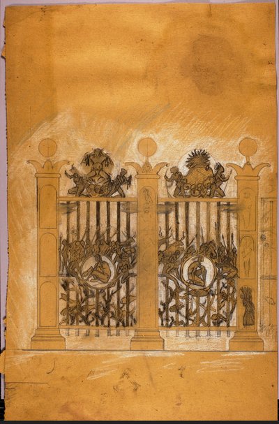 Grill de la Société géographique - Solon H. Borglum
