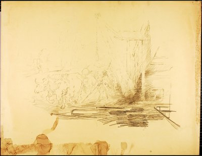 Camp de bûcherons - Solon H. Borglum